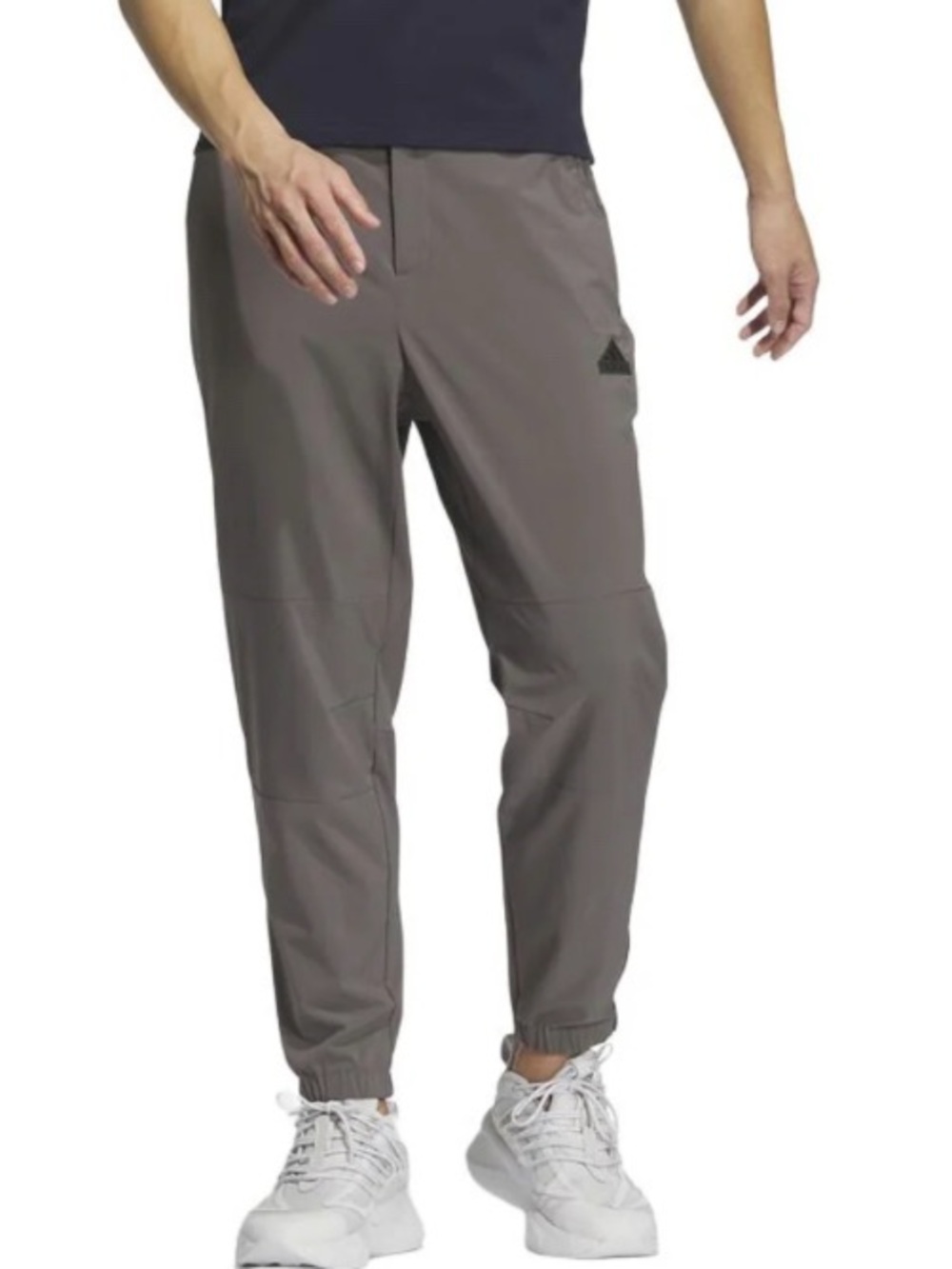 Adidas Men’s Pants Size Medium Lightweight Woven Joggers Gray NEW